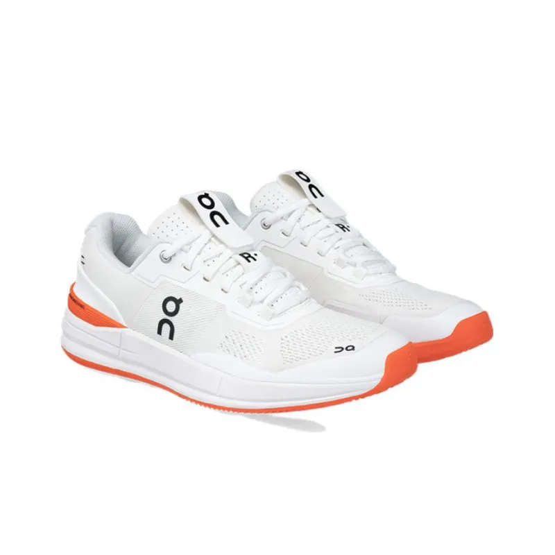 On THE ROGER Pro 2 Cushioning Anti-Slip Wear-Resistant Breathability Low-Top Running Shoes Men's White-1