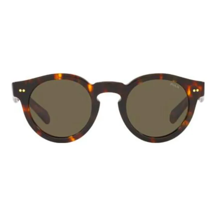 Polo Ralph Lauren Acetate Oval Sunglasses Men's Brown-0