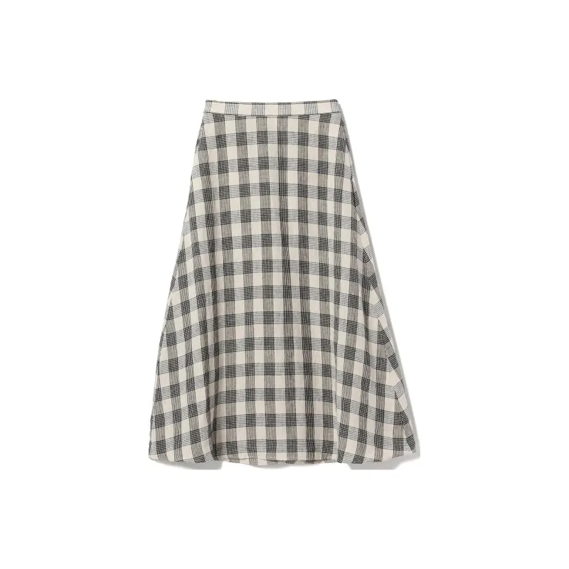 Beams Casual Long Skirts Women's Gray-1