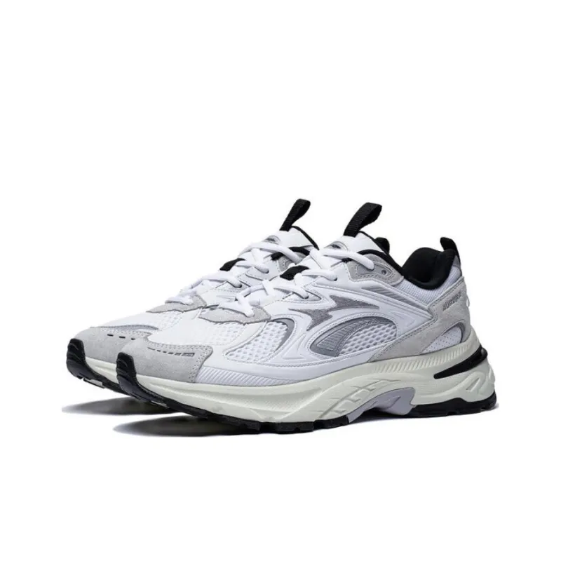 LiNing Aurora 2K Anti Slip Wear Resistant Low Top Casual Shoes Men's Standard White-3