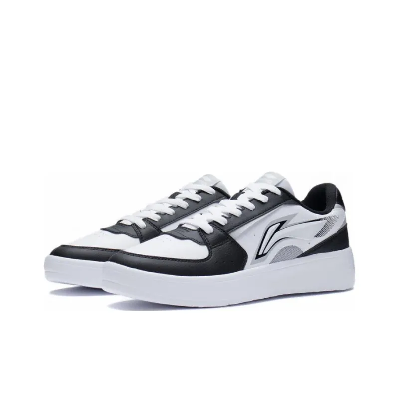 LiNing Xinghe Sports Fashion Collection Coverage Cushioning Low Top Skateboard Shoes Men's White-2