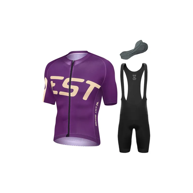 WEST BIKING Cycling Suits Short Sleeved Cycling Apparel Polyester-5