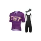 Indigo Purple Overalls Set, Indigo Purple Top+Straps Shorts