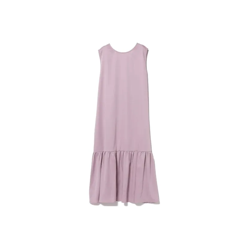 Beams Long Sleeved Dresses Women's Light Purple-1