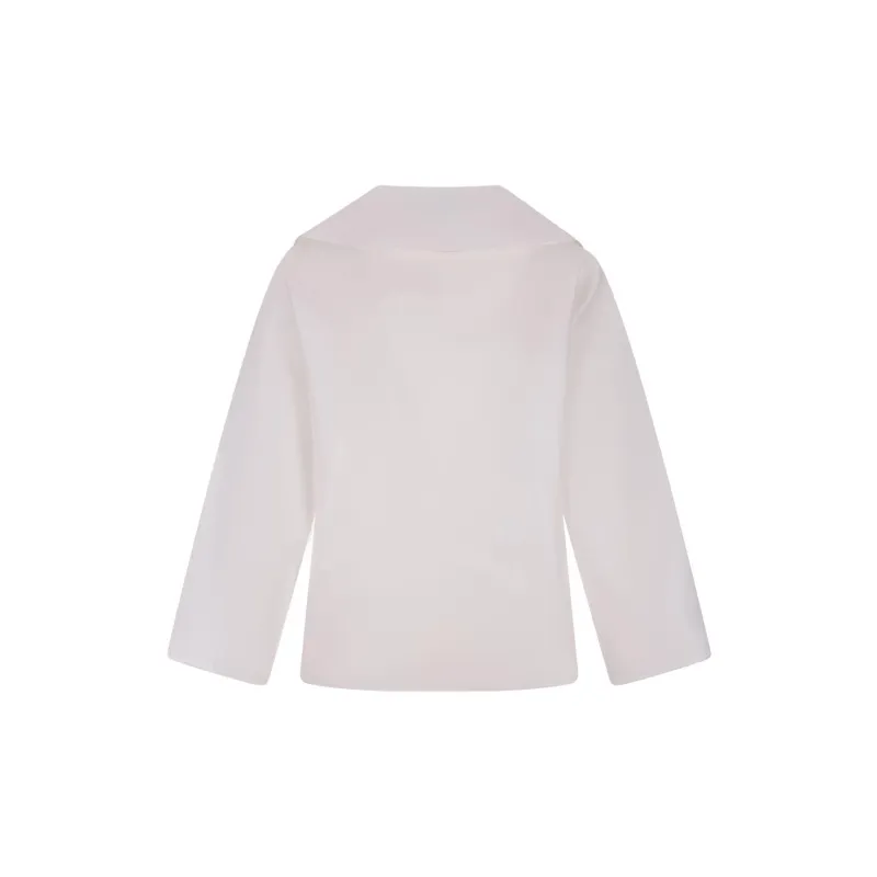 TORY BURCH V Neck Long Sleeved Blouse-1