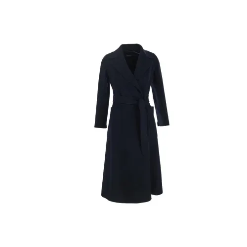 'S MAX MARA Coats Women's Dark Blue