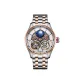 HBR88821G-Rose Case White Dial Rose Band