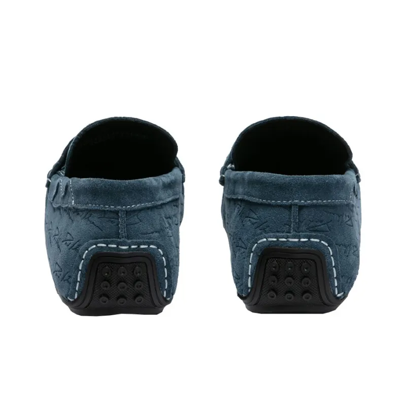 DAVID NAMAN Low Top Casual Shoes Men's Blue-6