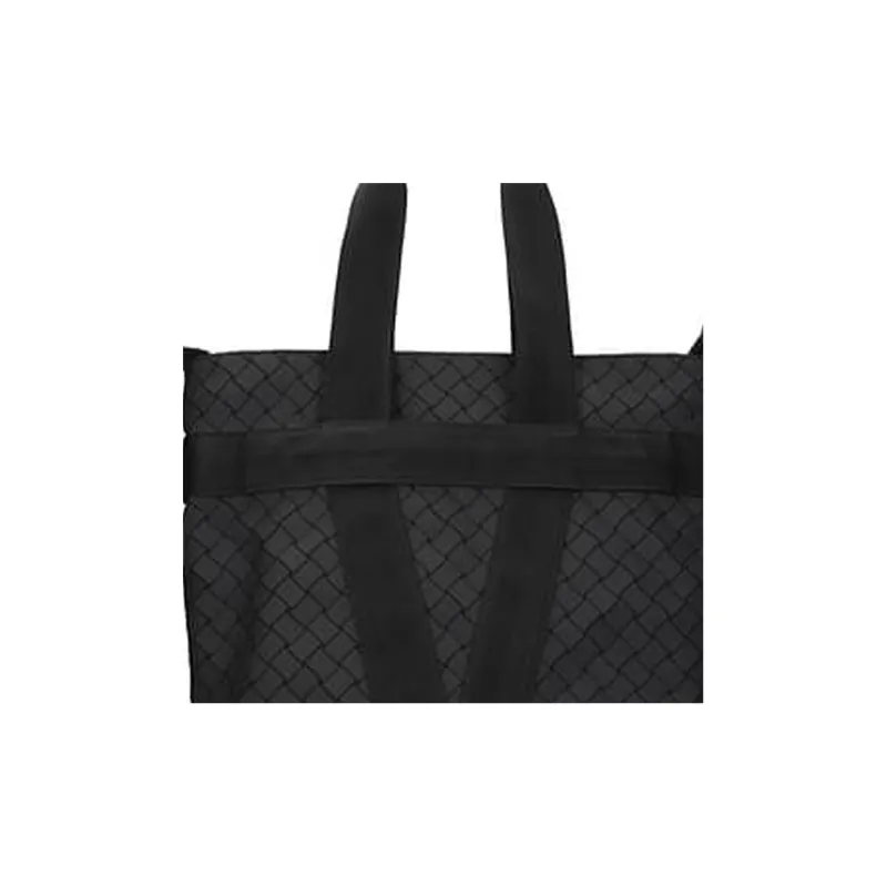 Bottega Veneta Fabric One Shoulder Handbag Men's Black-3