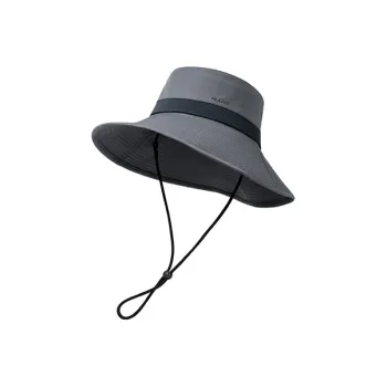 HLA Quick Dry Fabric Bucket Hats Unisex Cool Frost Gray