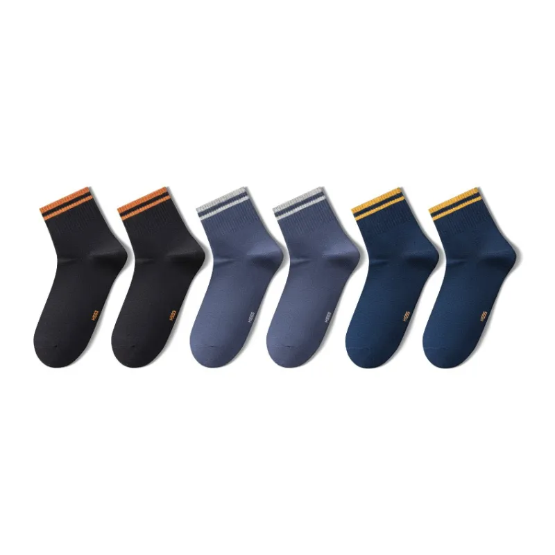 HLA Mid Calf Socks Men's 6 Pack-4