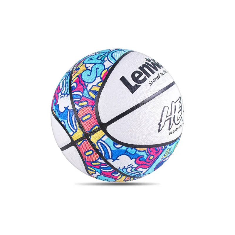 LENWAVE PU Basketball Blue Size 7 Ball Training Unisex-1
