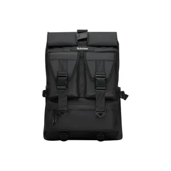 Subcrew Polyester Backpack Unisex Black