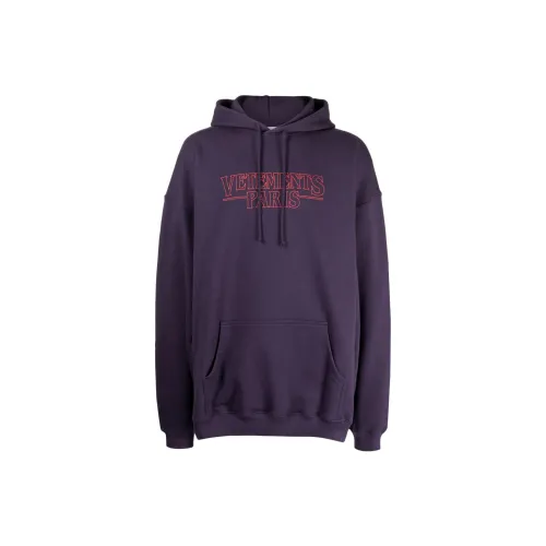 Vetements Sweatshirts Men Dark Purple