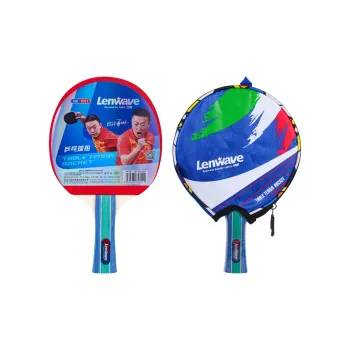 LENWAVE Ping Pong Paddles Unisex All Wood Red