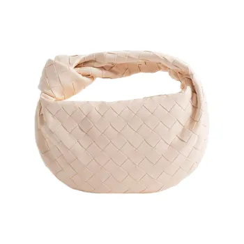Bottega Veneta Jodie Mini Intrecciato Macaroon