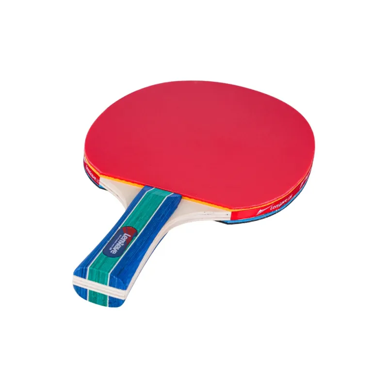 LENWAVE Ping Pong Paddles Unisex All Wood Red-3