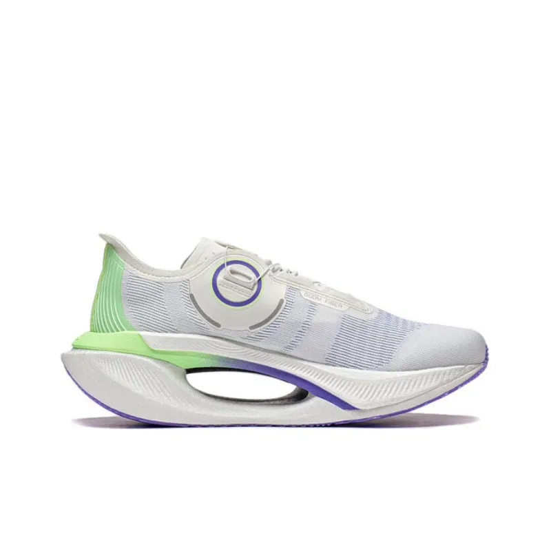 LiNing Jueying 2 Slip-Resistant Low-Top GCU A-GRIP PRO Running Shoes Unisex White Cyan Purple-1