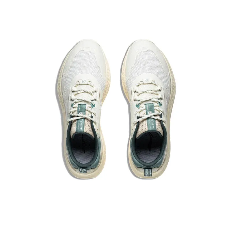 LiNing SOFT GO Shock Absorbers Slip Resistant, Abrasion Resistant, Breathable Low Top Casual Shoes Men's White-3