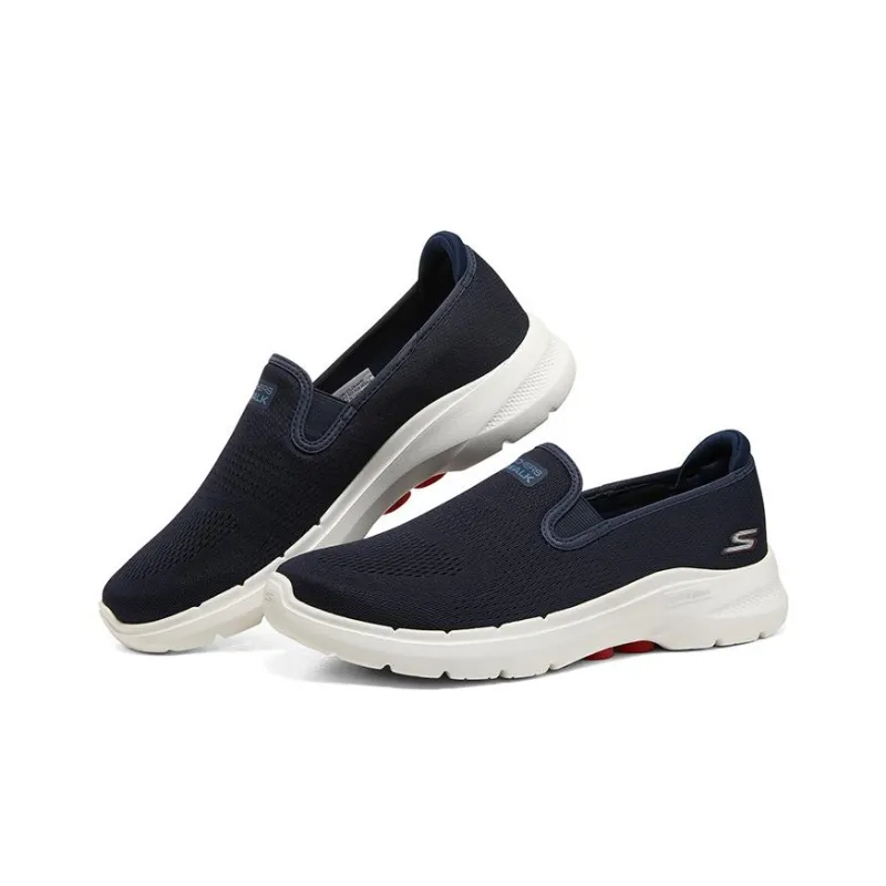 Skechers Go Walk 6 'Navy Red'-2
