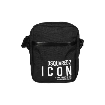 DSQUARED 2 Nylon Shoulder Bag Crossbody Bag Men's Black