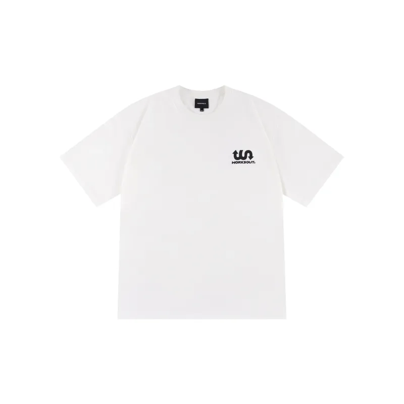 WORKSOUT Drop Shoulder Sleeve T Shirt Unisex-3