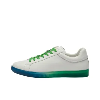 DAVID NAMAN Low Top Skateboard Shoes Men's White