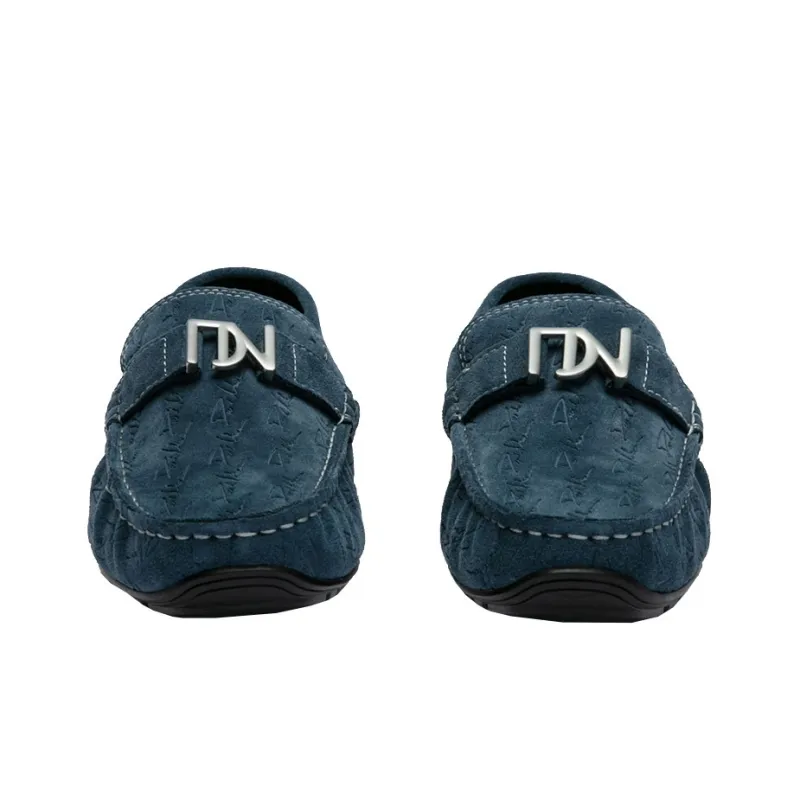 DAVID NAMAN Low Top Casual Shoes Men's Blue-5