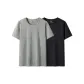Light Heather Gray, Black
