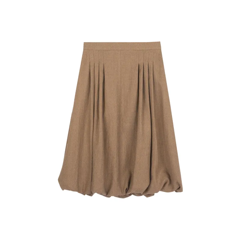 Burberry Casual Long Skirts Women's Khaki-1