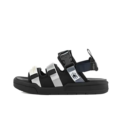 Kappa Beach Sandals Unisex Black/Silver