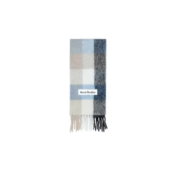 Acne Studios Mohair Checked Scarf