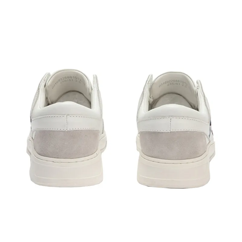 DAVID NAMAN Low Top Skateboard Shoes Men's White-6