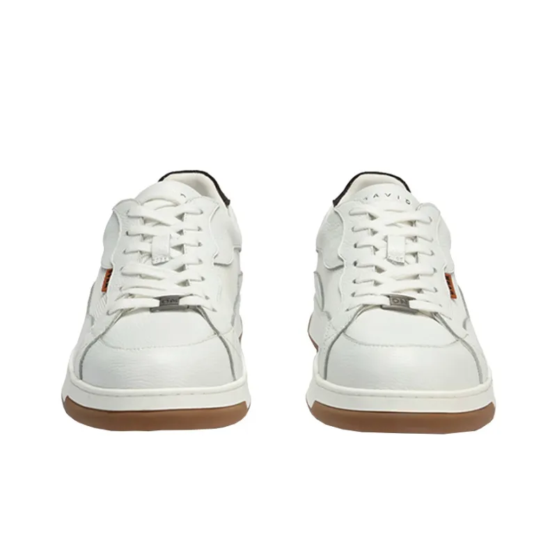 DAVID NAMAN Low Top Skateboard Shoes Men's White-5