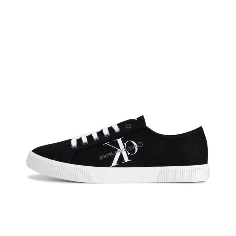 CKJ CALVIN KLEIN JEANS Low Top Skateboard Shoes Men's Black-0