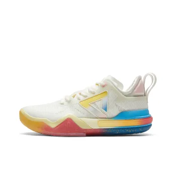 PEAK Andrew Wiggins AW1 Taichi Cushioning Breathable Low Top Basketball Shoes Men's Yellow