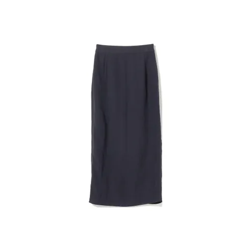 Beams Casual Long Skirts Women's Marine Blue