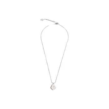 M.Wong 925 Sterling Silver Necklace With Small Pendant Unisex