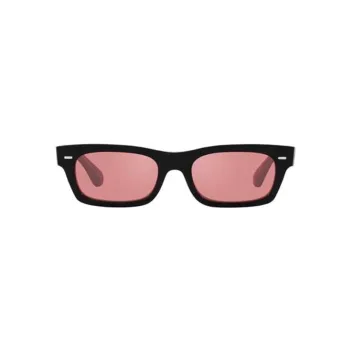 Oliver Peoples Plastic Square Sunglasses Unisex Black