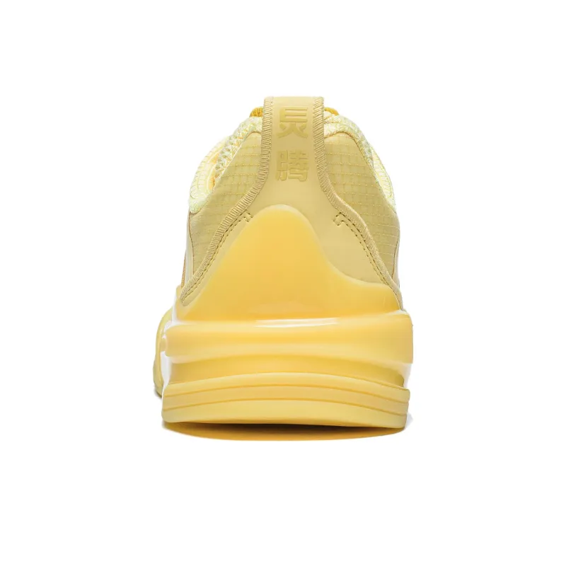 LiNing LINGTENG Lightweight And Breathable Low Top Skateboard Shoes Men's Popcorn Yellow-4