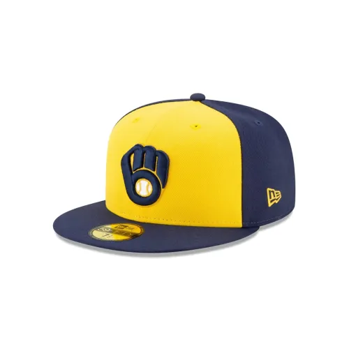 New Era Baseball Caps Unisex Yellow