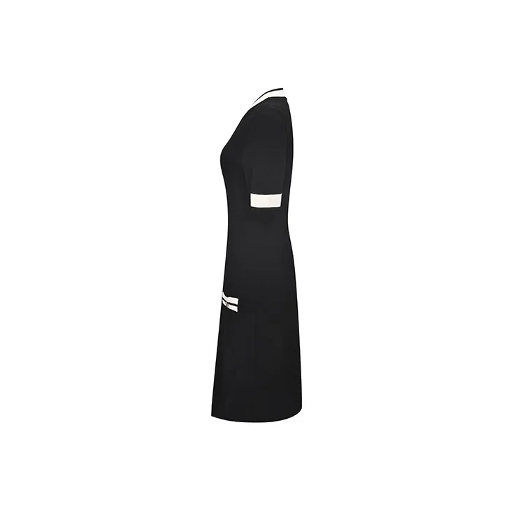 RARE Short Sleeved Dresses Women's Black-2
