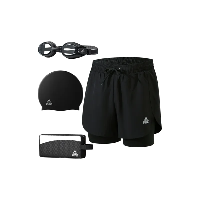 PEAK Swimming Sets Polyester Pool Men's Black-0