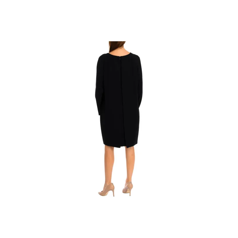 EMPORIO ARMANI Long Sleeved Dresses Women's Black-1