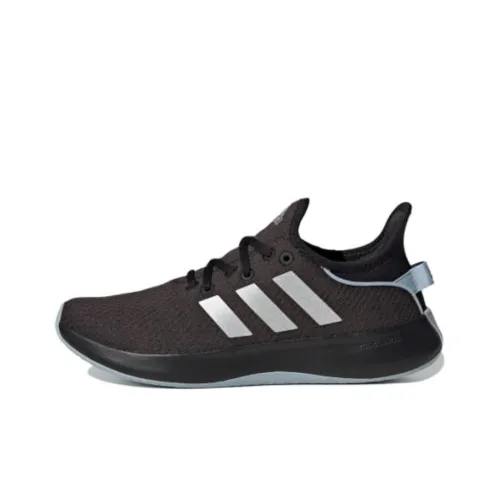 Adidas Women's Cloudfoam Pure 'Black Silver Metallic'