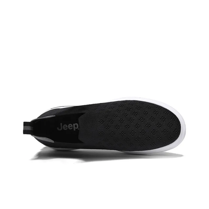 Jeep Abrasion Resistant, Breathable, Lightweight Low Top Casual Shoes Men's Black Gray-4