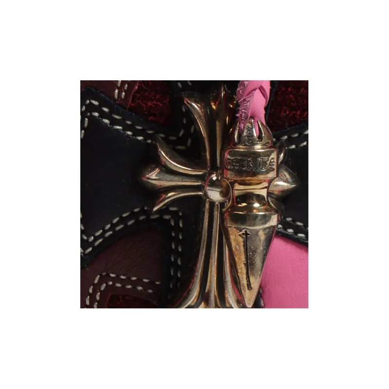 Chrome Hearts Leather Bucket Bags Shoulder Bag Crossbody Bag Women's Multicolor-4