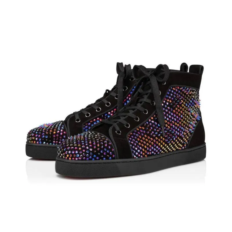 CL LUBOTING High Top Skateboard Shoes Men's Multicolor-2