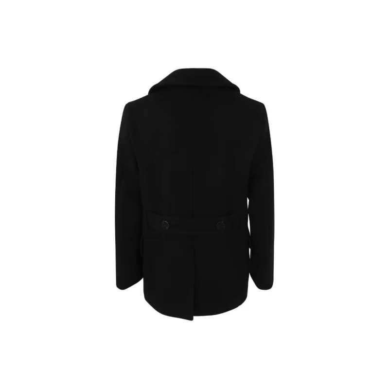 TOM FORD Melton Double-Breasted Peacoat-1