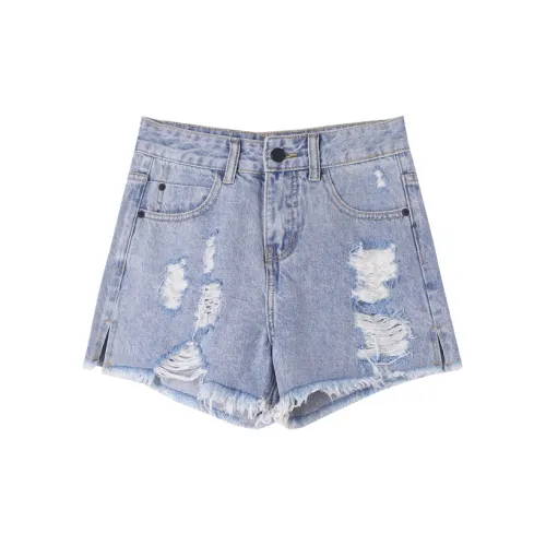 HIPPIEMISS Denim Shorts Women's Light Blue